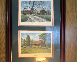 Framed set of 2 Cotton Ketchie prints