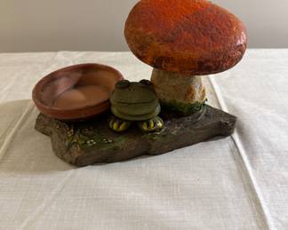 Vintage Mushroom Folk Art
