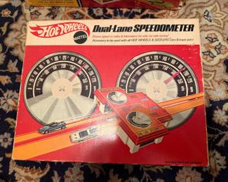 Rare nice Dual Lane Speedometer in original box.