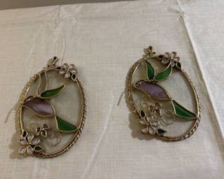 Hummingbird Stained Glass Sun Catchers