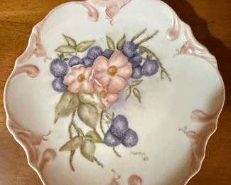 Multiple hand painted plates