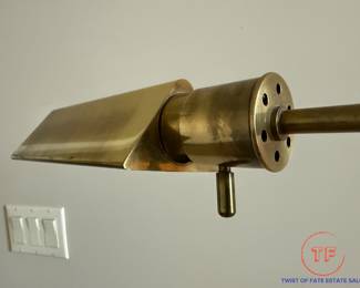 Frederick Cooper Seymour Antique Patina Brass Floor Lamp