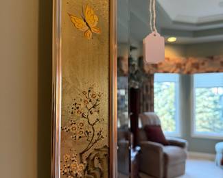 Signed Hand Painted Wall Mirror