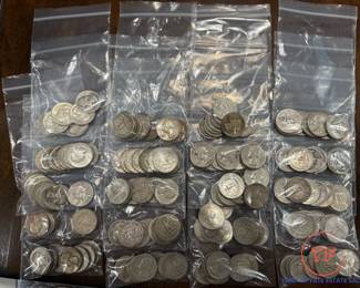 SILVER Washington Quarters - Lots of 10