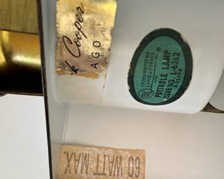 Frederick Cooper Seymour Antique Patina Brass Floor Lamp