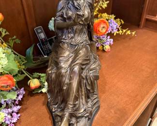 Bronze "Lady with Rose" After Jean-Baptiste CARPEAUX