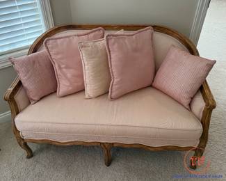 French Provencial Settee