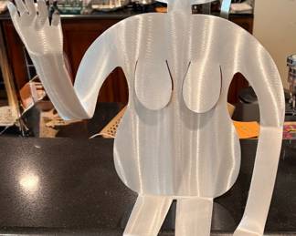 Brushed Aluminum Sculptures by FRED GARBOTZ