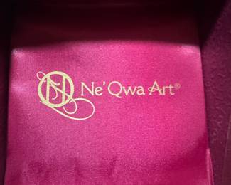 Numerous Handblown Glass ornaments  in Brand Ne'Qwa Art