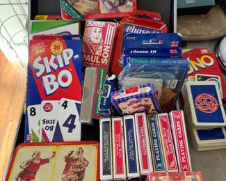 Many card games- some vintage