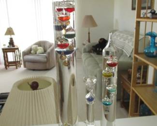 Glass Galileo Thermometers