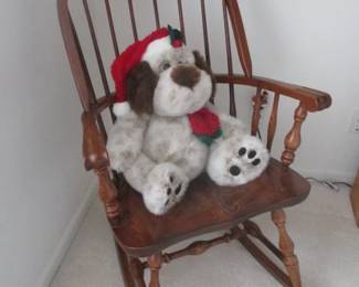 Oak Windsor Rocking Chair