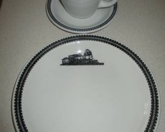 Homer Laughlin China "Train Theme"