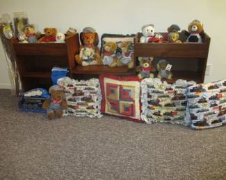 Stuffed Bears "Railroad Theme"