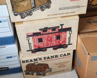 Vintage Jim Beam Train Decanters