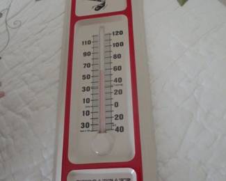 Chesapeake & Ohio Metal Thermometer
