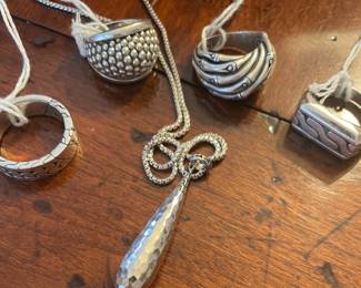 John Hardy necklace and ring