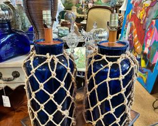 Fun Pair of Nautical Lamps