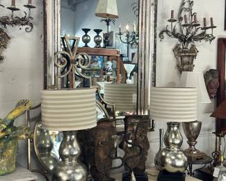 19th Century Silvergilt French Mirror