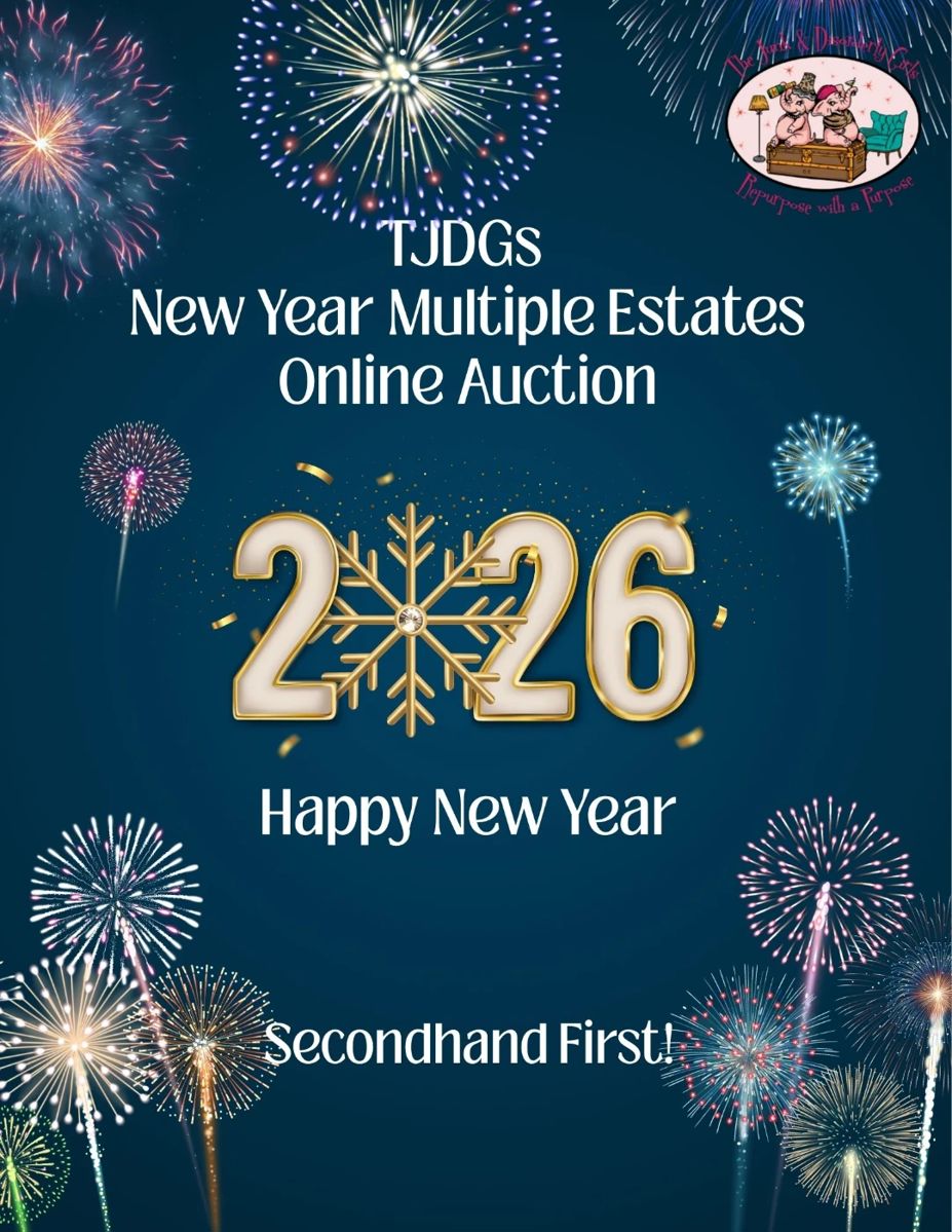 Blue and Gold Illustrated New Year 2026 Flyer