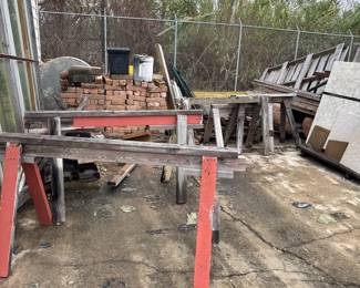 Lots of construction supplies!