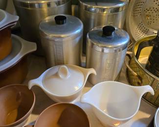 Vintage Kitchen Cannister Set