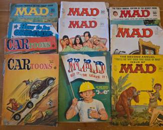 Mad Magazines and CARtoons