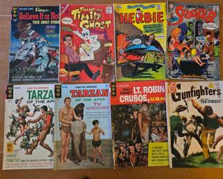 Sample of a few of the Comic Books over 375 Silver Age Comics Sold as a Collection