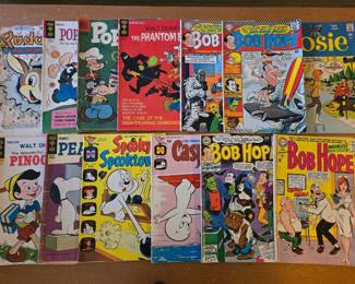 Sample of a few of the Comic Books over 375 Silver Age Comics Sold as a Collection