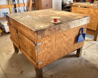 Homemade Shop Table
