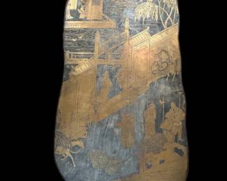 Philip and Kelvin Laverne 'Chan' Acid-Etched and Patinated Bronze Coffee Table