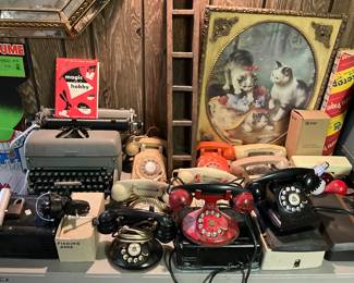 vintage telephones and other stuff