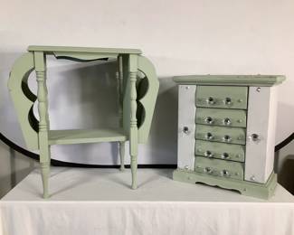 Jewelry Box and Magazine Table