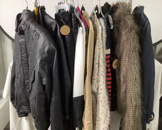 Leather Bomber Jacket & More