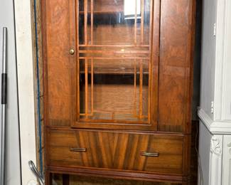 Vintage Art Deco China Cabinet