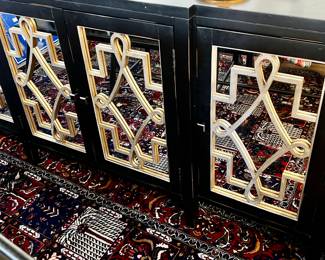 4 Door Mirrored Buffet 