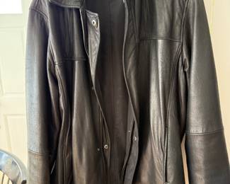 Men's Leather Jacket Size Large