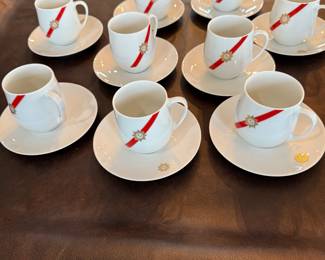 Rosenthal Demitasse Cups and Sauces TWA Airlines 1960's