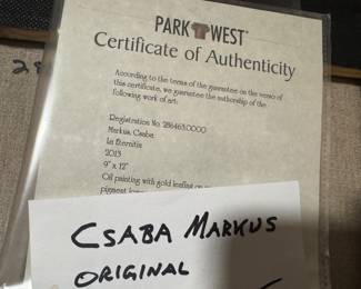Csaba Marcus Original painting