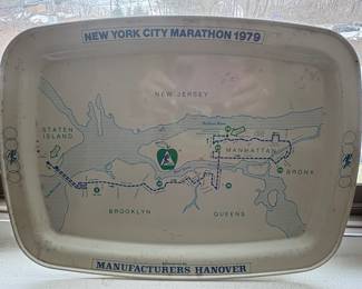 Vintage NYC Marathon Tray