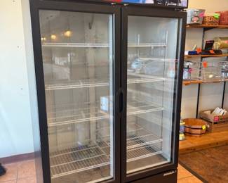 Habco Dual Glass Door Commercial Freezer