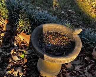 #113	Concrete Bird Feeder 12x14	 $30.00 
