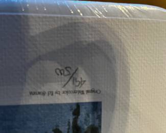 #61	Ed Starnes Print of Lily Ponds in may at the Botanical Gardens - 491/500	 $75.00 
