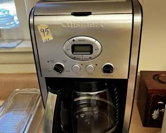 #95	Cuisinart Coffee Maker	 $30.00 
