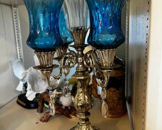 #119	Candle Holder Silver Plate for 5 Candles 24"	 $25.00 
