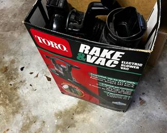 #109	Toro Electric Blower	 $30.00 
