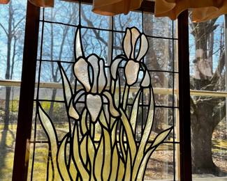 #18	Stained Glass Window (not leaded) - 18x22	 $40.00 
