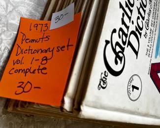 #41	Vintage The Charlie Brown Dictionary - volumes 1 though 8	 $30.00 
