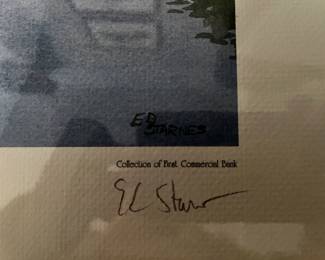 #61	Ed Starnes Print of Lily Ponds in may at the Botanical Gardens - 491/500	 $75.00 
