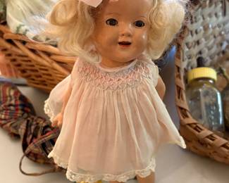1930’s Shirley Temple Composition Doll